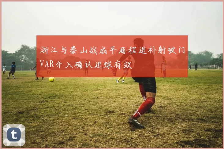 浙江与泰山战成平局程进补射破门VAR介入确认进球有效